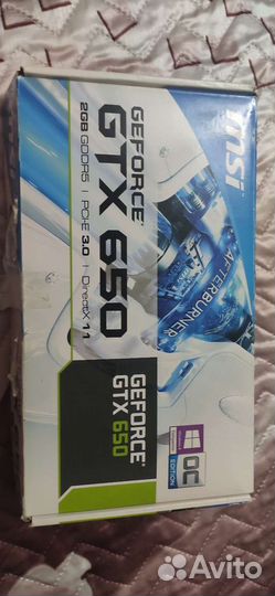 Видеокарта gtx 650 2gb