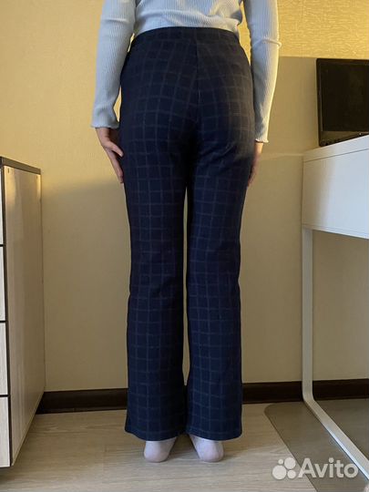 Брюки в клетку для девочки