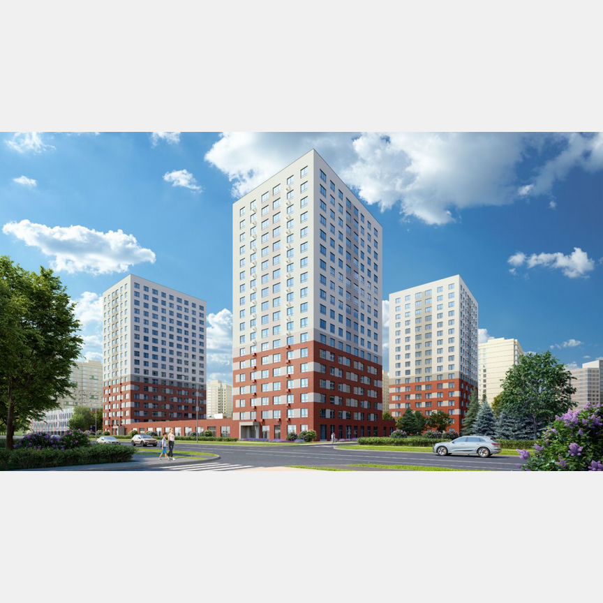 1-к. квартира, 62,4 м², 17/17 эт.
