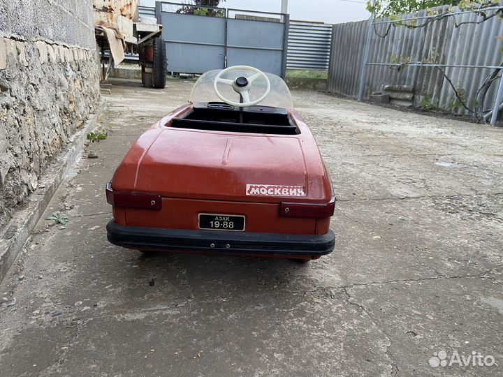Педальный москвич 3 серии 1986