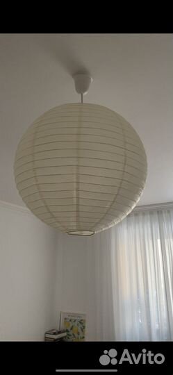 Бумажный светильник люстра