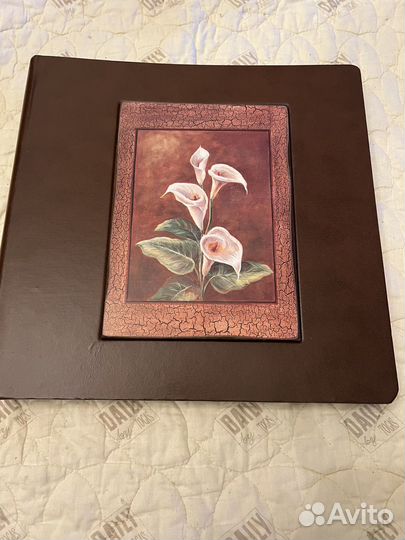 Фотоальбом ручной работы из натуральной кожи