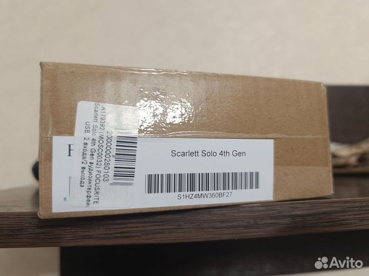 Focusrite scarlett solo 4th gen