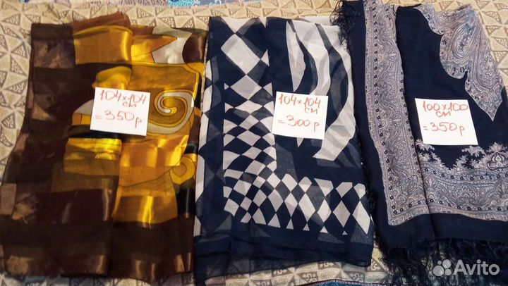 Платки, палантины, шарфики летние