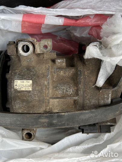 Компрессор кондиционера peugeot 308 sw