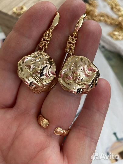 Бижулктия италия CarloCorleone 18 k комплект