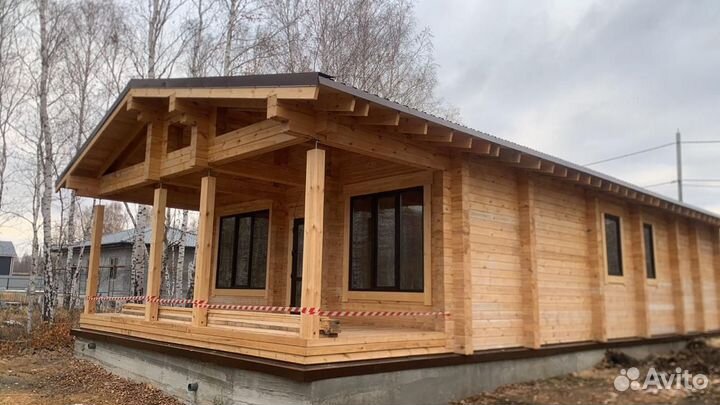 Дом из профилированного бруса под ключ