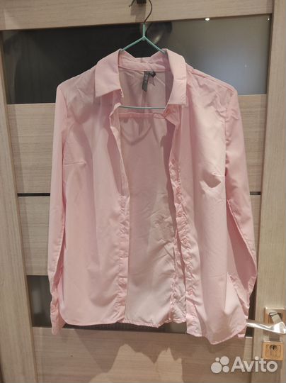 Рубашка розовая 40