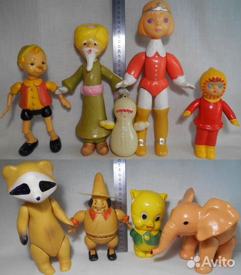 Старинные целлулоидные игрушки ссср.Раздельно