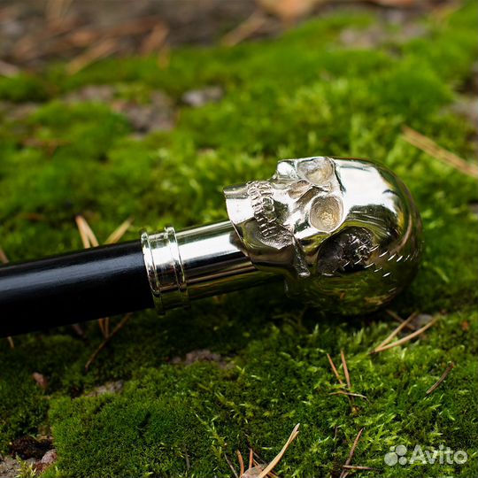 Трость деревянная светлая 