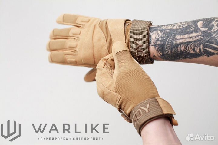 Тактические универсальные перчатки esdy хаки
