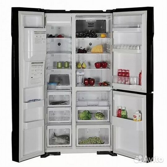 Холодильник side-by-side hitachi r-m702 gpu2 gbk