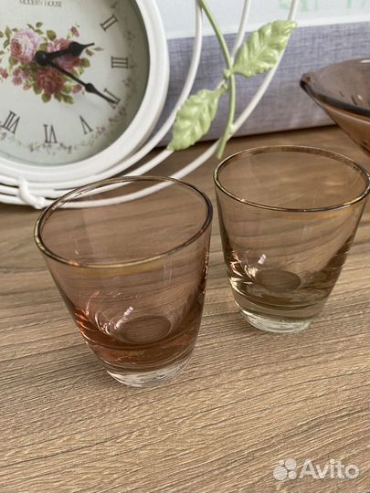 Посуда СССР. Цветное стекло