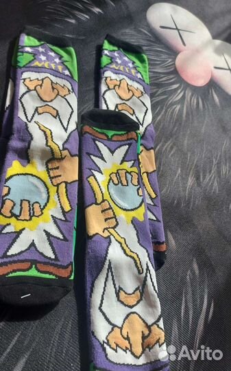 Высокие носки с принтом Мага & Дракона