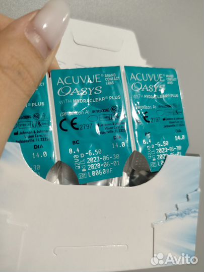 Линзы контактные acuvue oasys двухнедельные