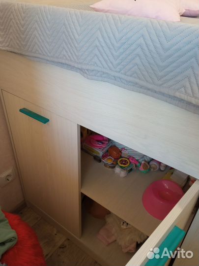 Детская кровать от 3 лет с бортиками