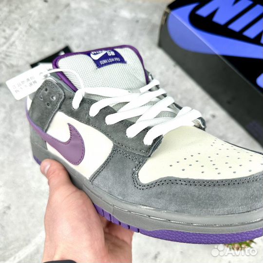 Кроссовки Nike sb dunk low purple pigeon