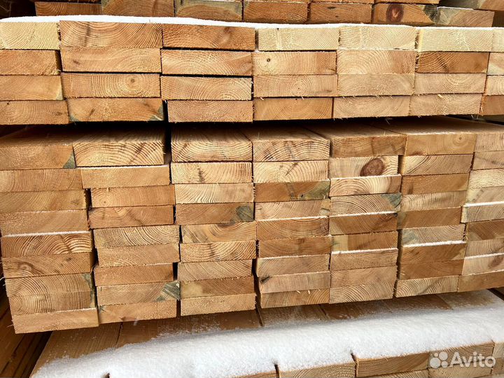 Доска обрезная 25х150х6000мм 1 сорт ГОСТ