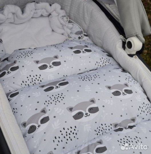 Конверт зимний для новорожденного