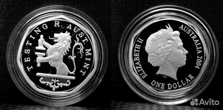 Австралия 2004 года, 1 доллар, серебро