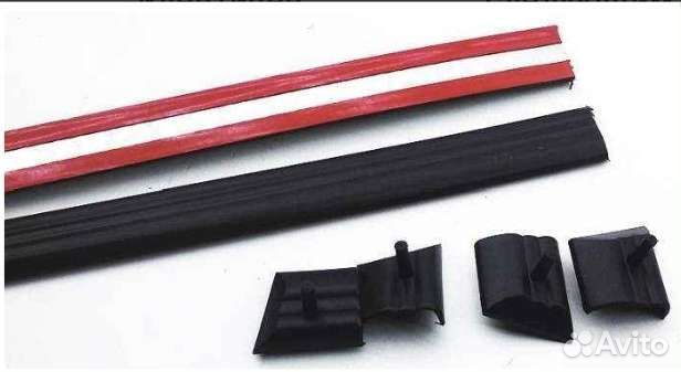 Резиновый молдинг на пороги ваз 2104