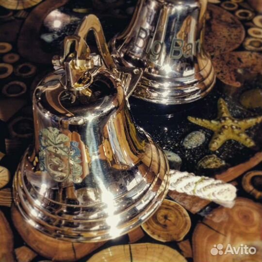 Рында штурвал гравировка подарок моряку