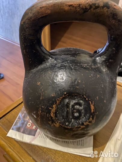 Гиря 16 кг СССР