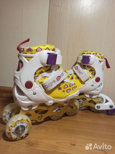 Роликовые коньки детские раздвижные