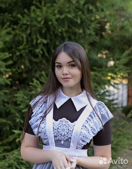 Школьный фартук и платье