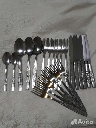 Набор столовых приборов вилки СССР нержавейка