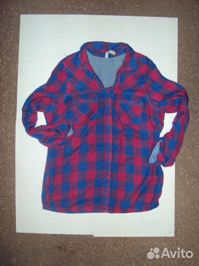 Блузка в клетку XS/S