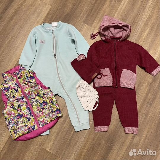 Вещи для девочки пакетом 80-86