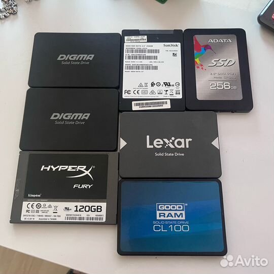 SSD 7 штук (лот в одни руки)
