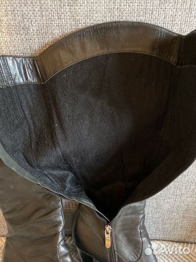 Сапоги демисезонные натуральная кожа