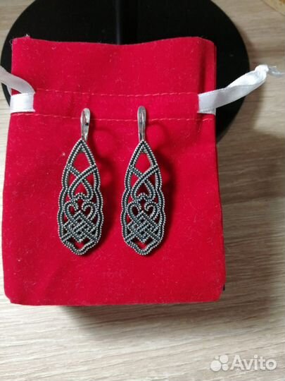 Серьги серебряные