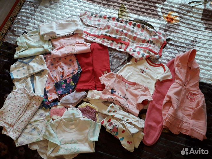 Вещи для девочки от 0 до 1 года