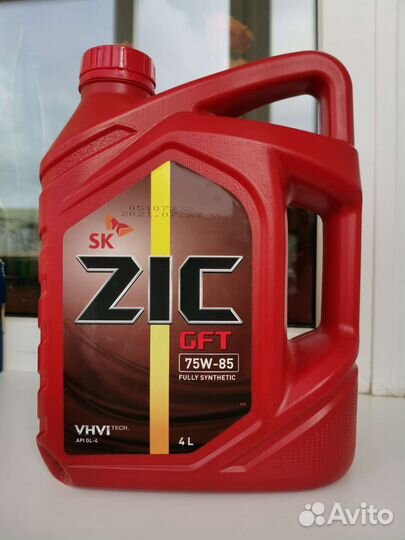 Масло трансмиссионное ZIC GFT 75W-85
