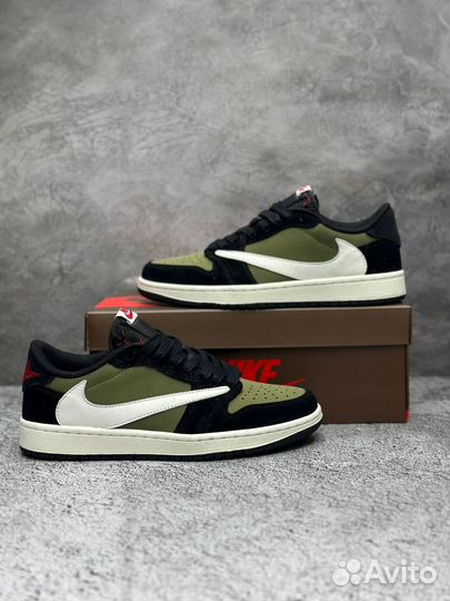 Кроссовки nike air jordan 1 travis scott