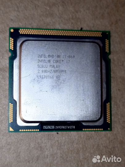 Intel core i7 LGA 1156