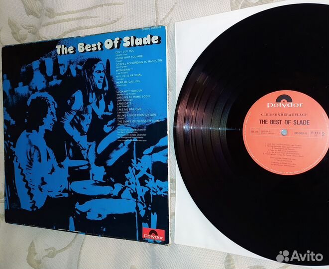 Slade The Best Of Slade 1972 Club Ed Germany LP