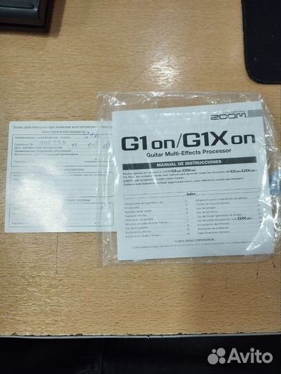 Гитарный процессор zoom G1on