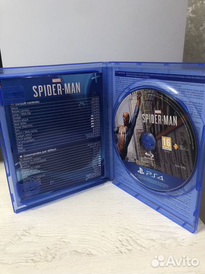 Spider Man диск на ps4