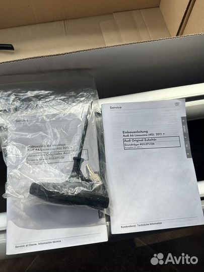 Рейлинги,багажник на крышу Audi a6c7 2011-2018