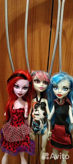 Лот кукол монстер хай на запчасти