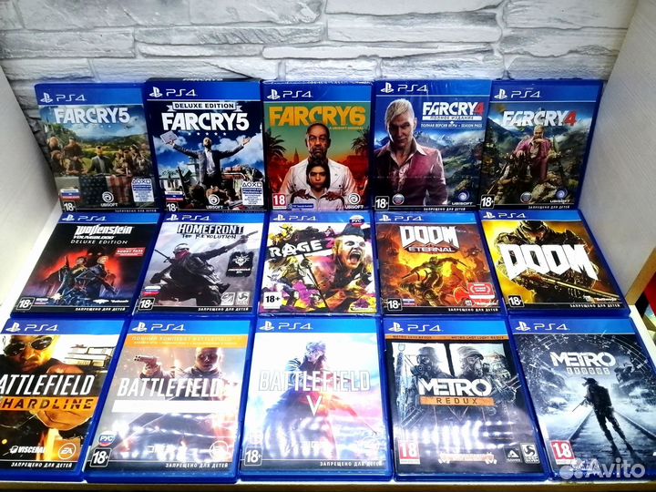 Игры на Sony Playstation 4 (возможен обмен)