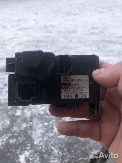 Резистор печки w221