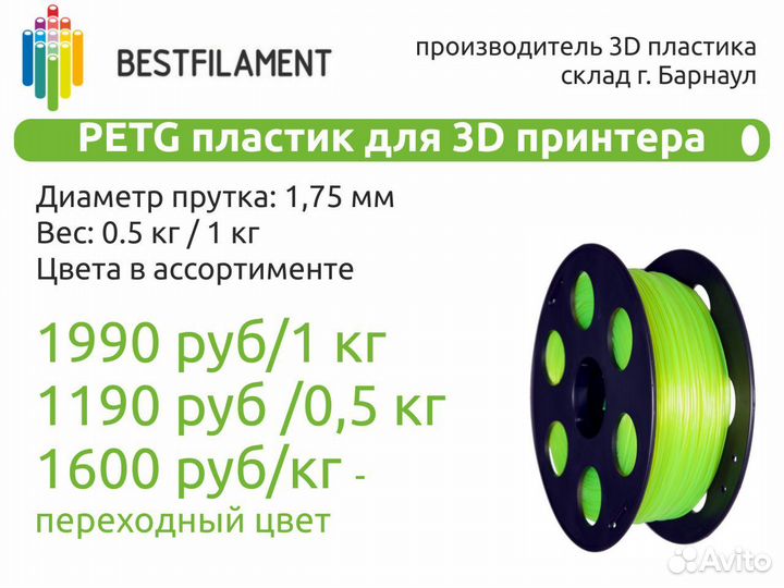 Пластик для 3D - принтера