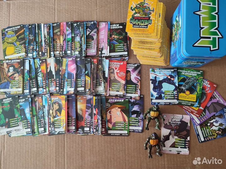 Карточки Черепашки ниндзя Lego Ninjago Beyblade