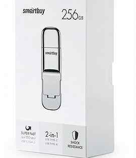 Usb флэшка smartbay 3,2 256 gb type-c