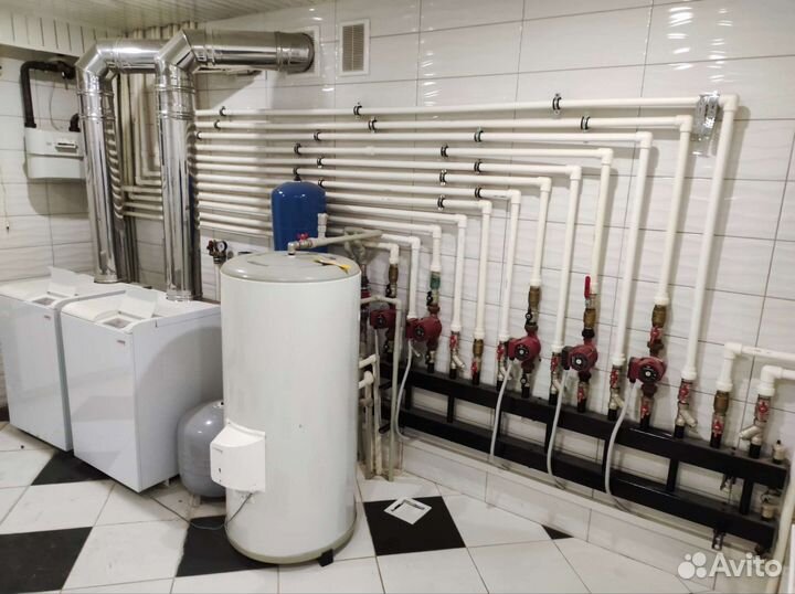 Монтаж отопление водоснабжение канализация